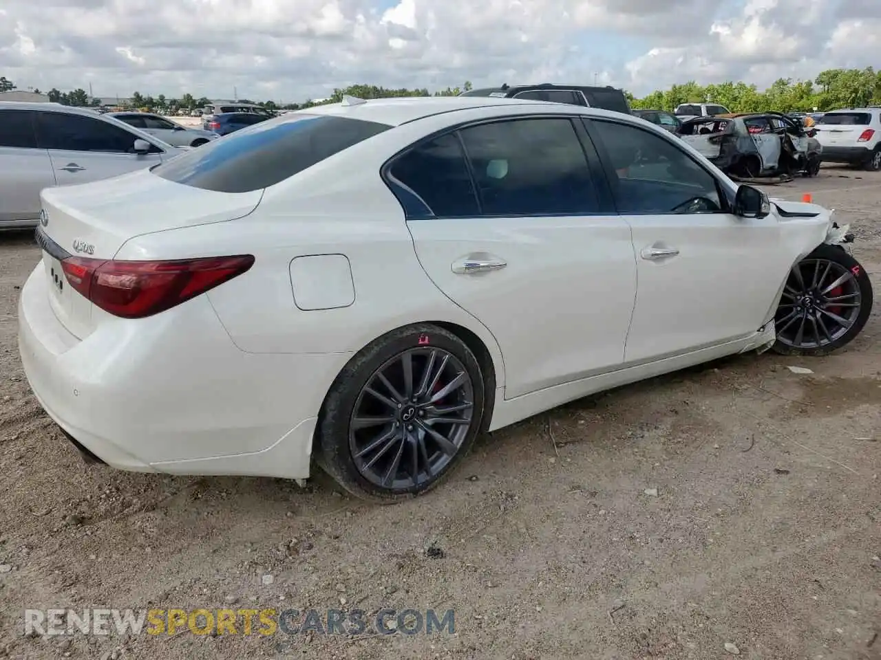 3 fotografías del automóvil dañado JN1FV7DP0PM570520 INFINITI Q50 2023