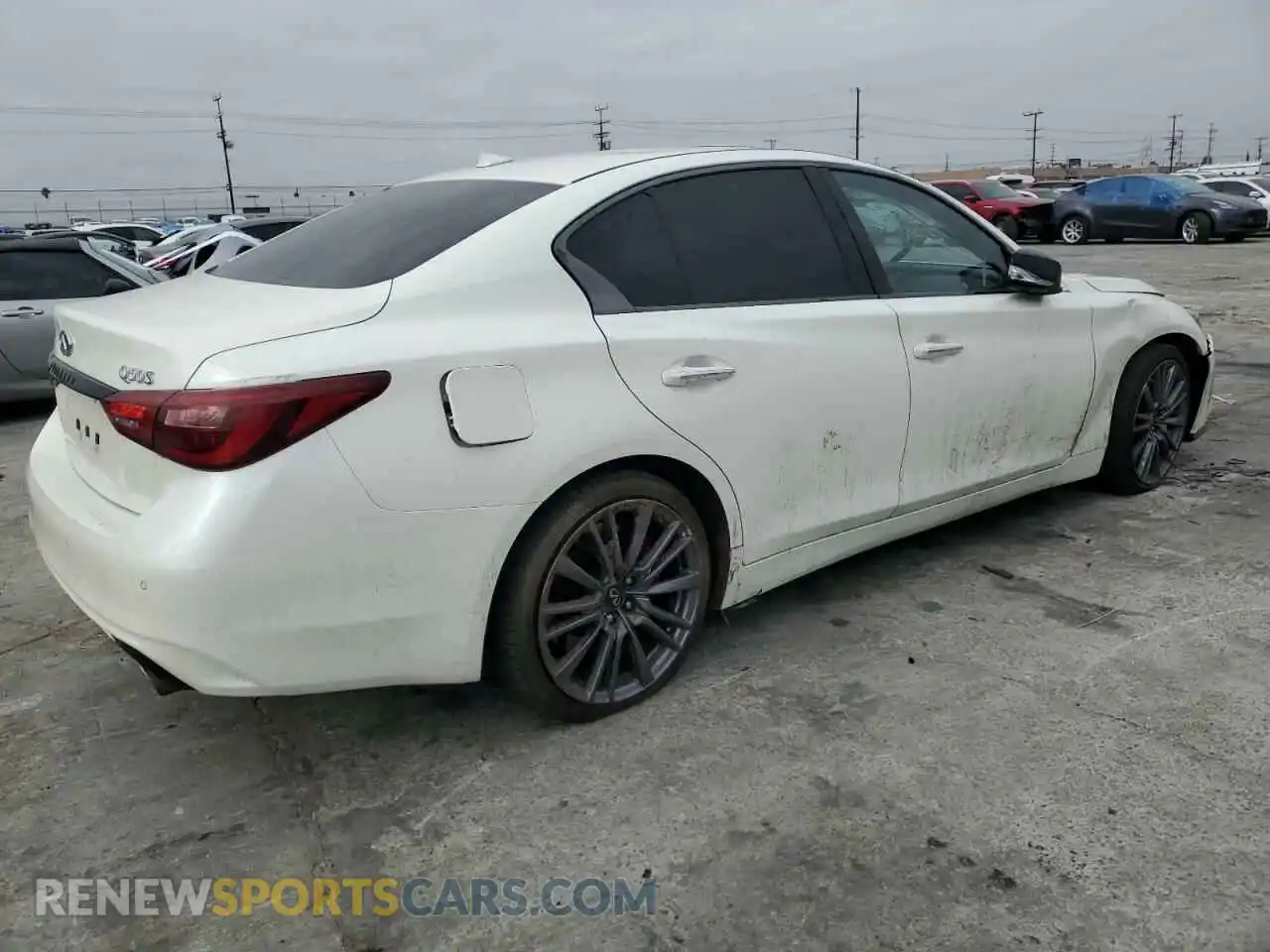 3 fotografías del automóvil dañado JN1FV7DP1PM570350 INFINITI Q50 2023