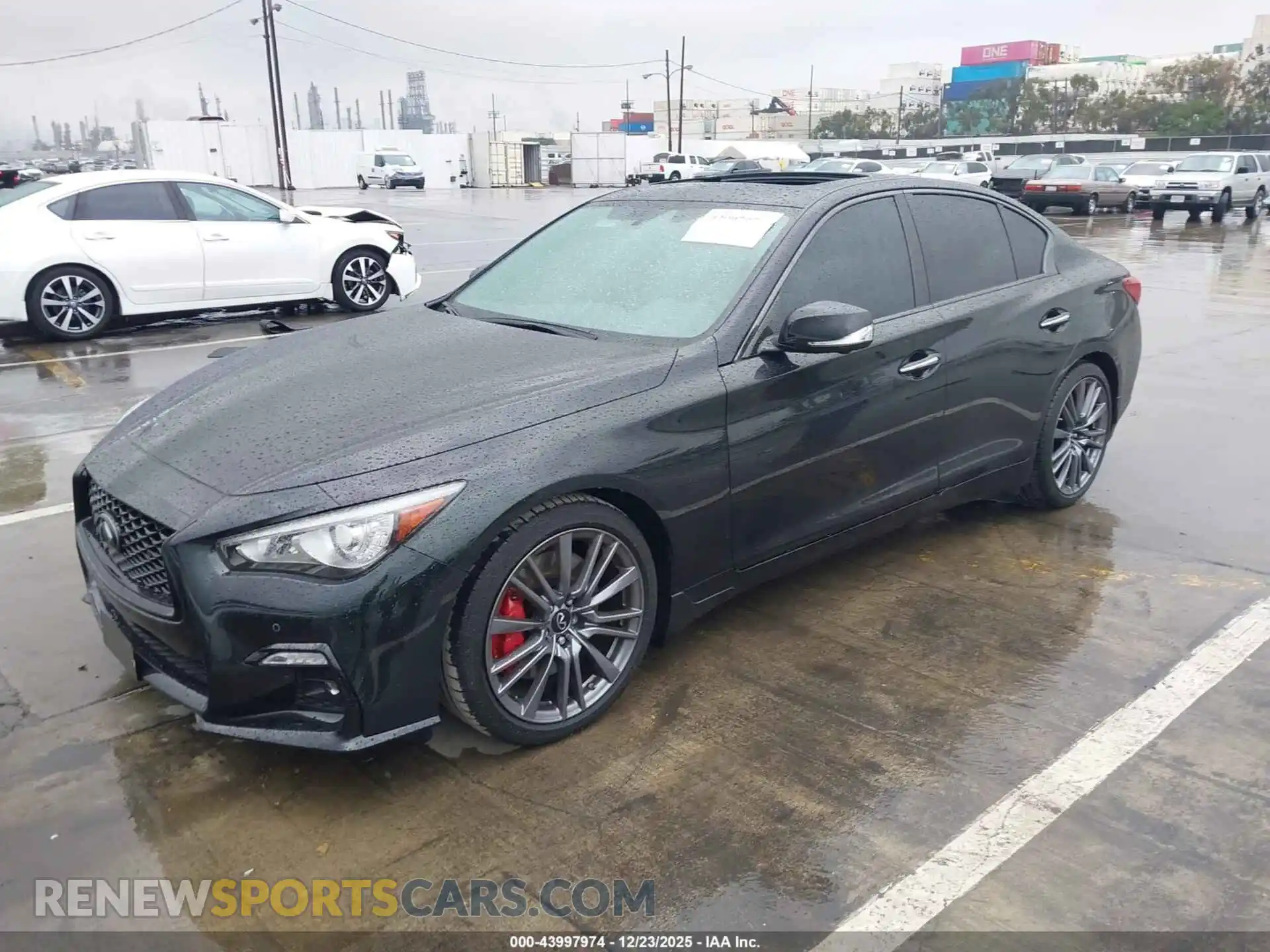 2 fotografías del automóvil dañado JN1FV7DP3PM570169 INFINITI Q50 2023