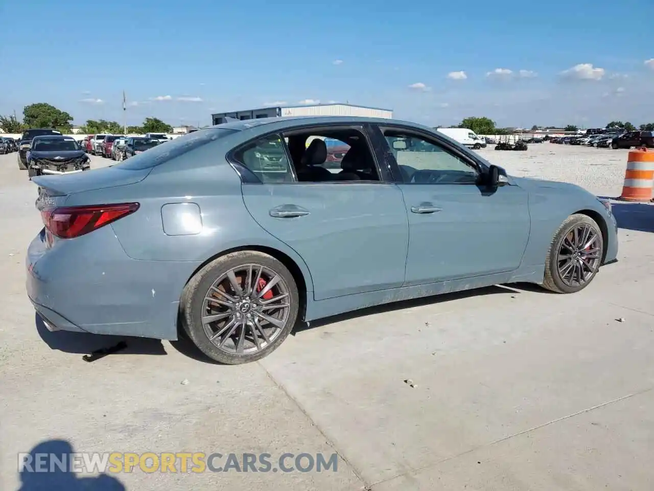 3 fotografías del automóvil dañado JN1FV7DP3PM570513 INFINITI Q50 2023