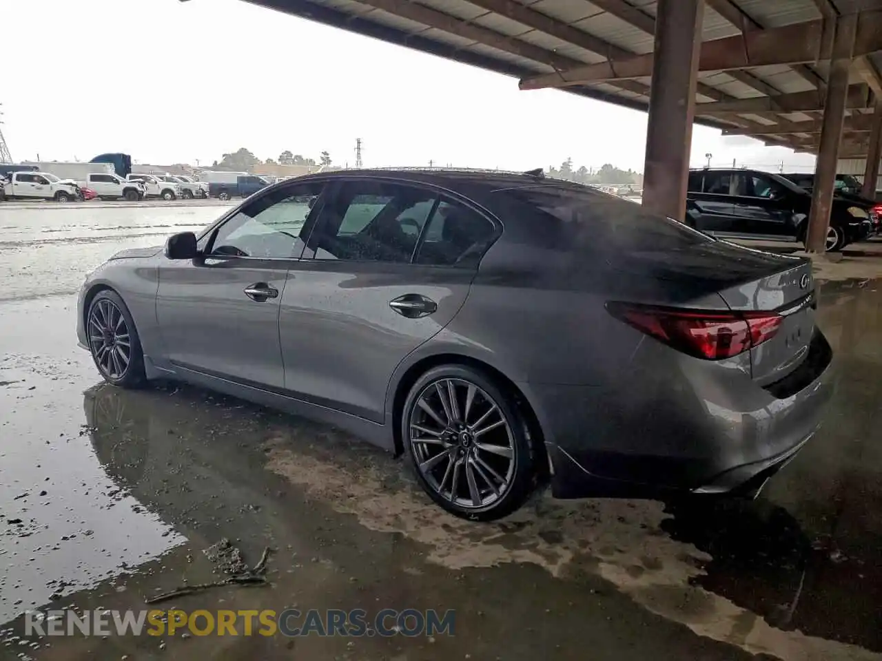 2 fotografías del automóvil dañado JN1FV7DP5PM570500 INFINITI Q50 2023