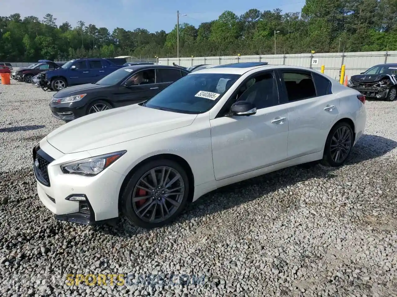 1 fotografías del automóvil dañado JN1FV7DP5PM570593 INFINITI Q50 2023