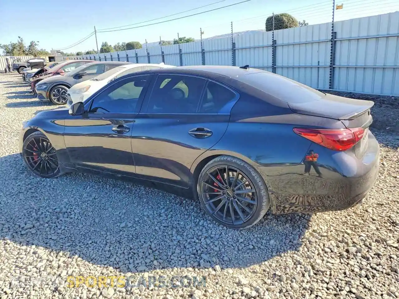 2 fotografías del automóvil dañado JN1FV7DP6PM570120 INFINITI Q50 2023