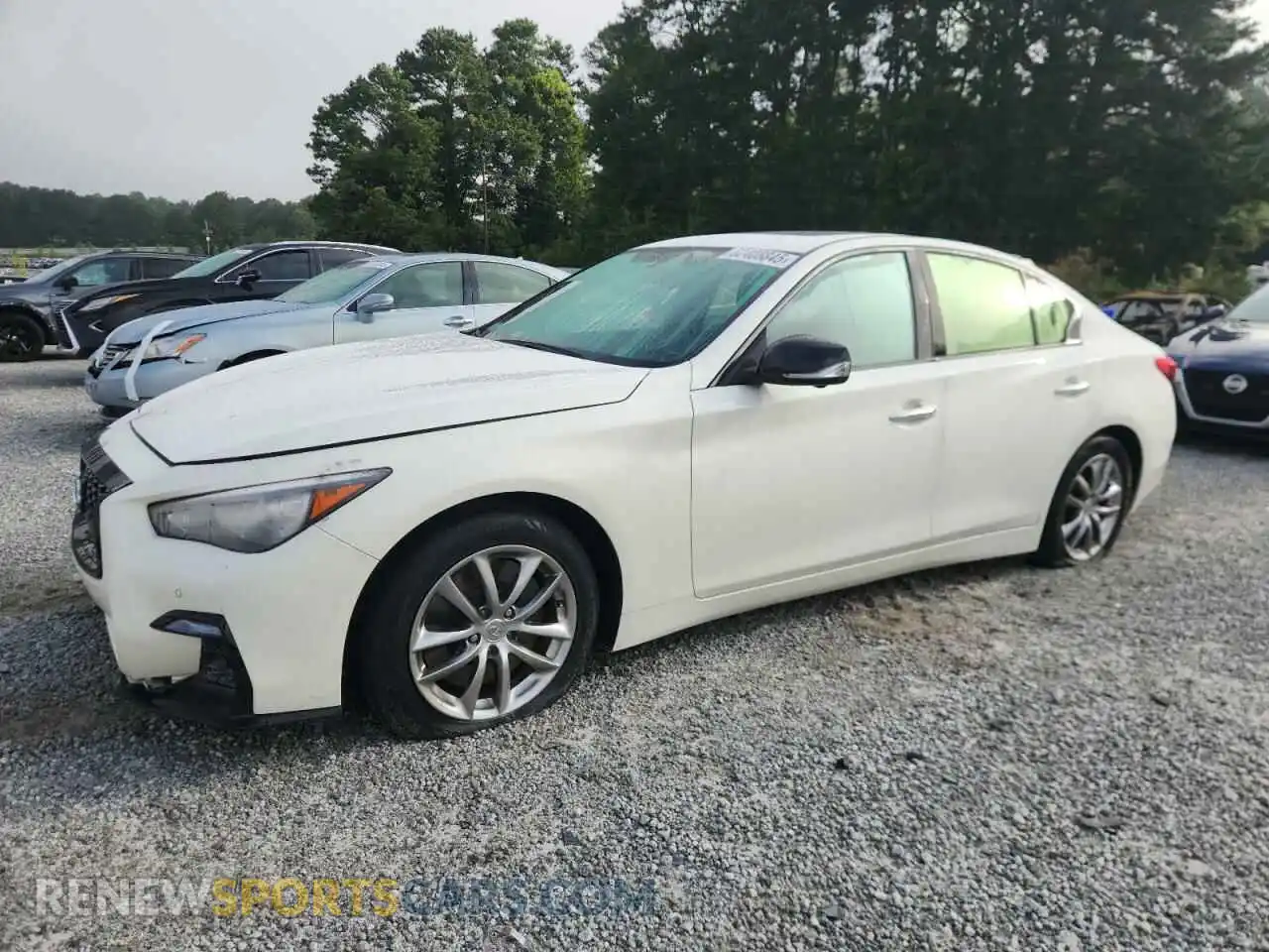 1 fotografías del automóvil dañado JN1FV7DP7PM570319 INFINITI Q50 2023