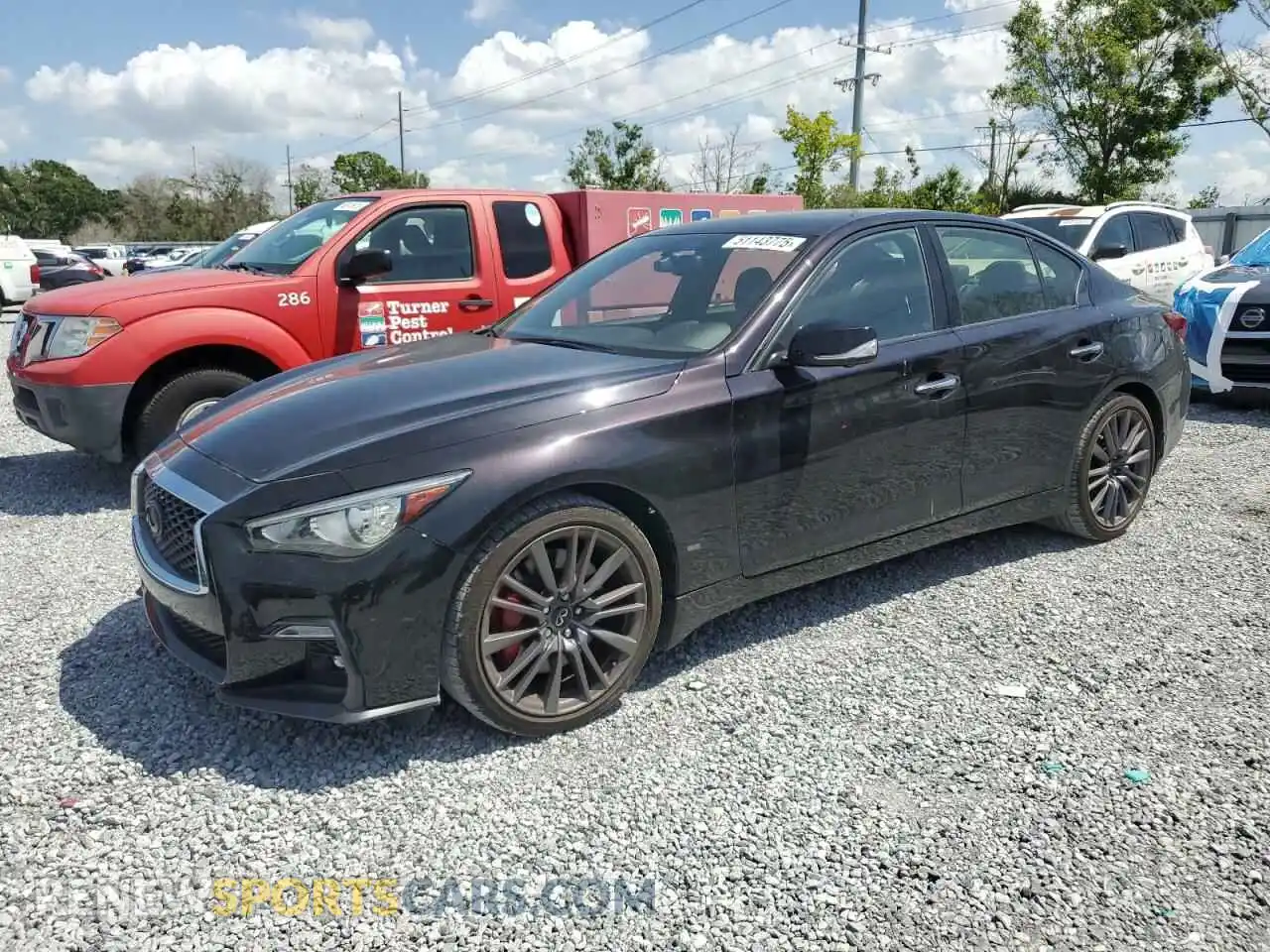 1 fotografías del automóvil dañado JN1FV7DP8PM570247 INFINITI Q50 2023