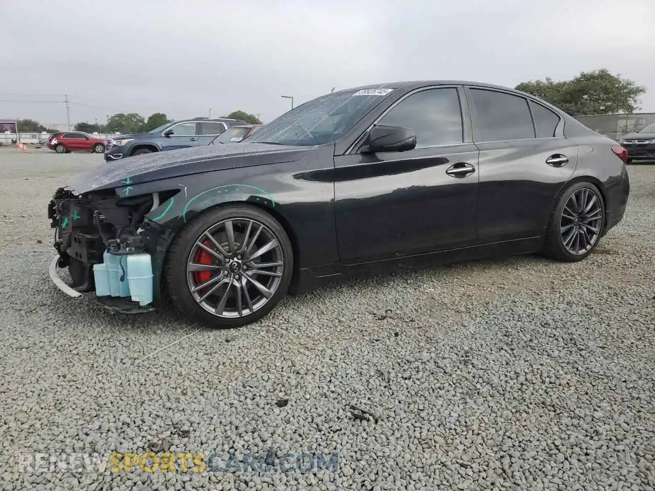 1 fotografías del automóvil dañado JN1FV7DPXPM570119 INFINITI Q50 2023