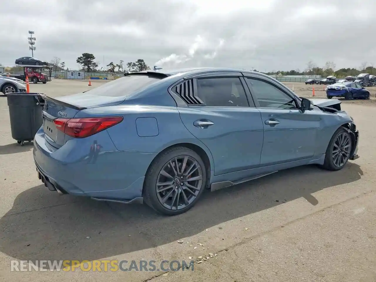 3 fotografías del automóvil dañado JN1FV7DR5PM590036 INFINITI Q50 2023