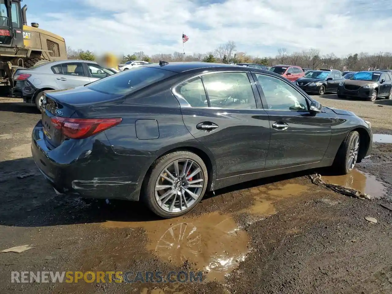 3 fotografías del automóvil dañado JN1FV7DR5PM590876 INFINITI Q50 2023