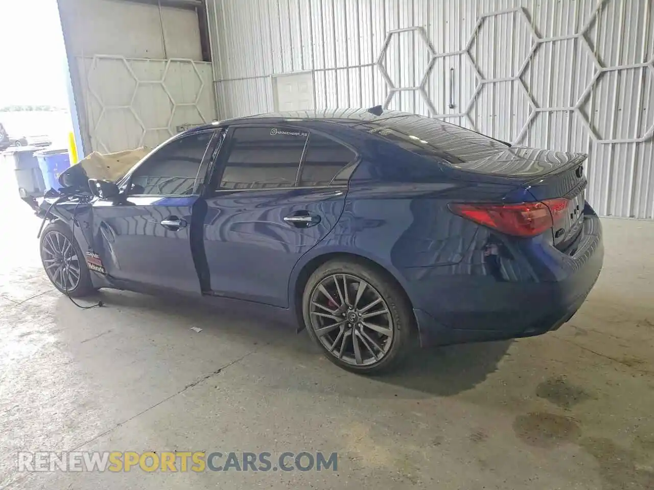 2 fotografías del automóvil dañado JN1FV7DR8PM590449 INFINITI Q50 2023