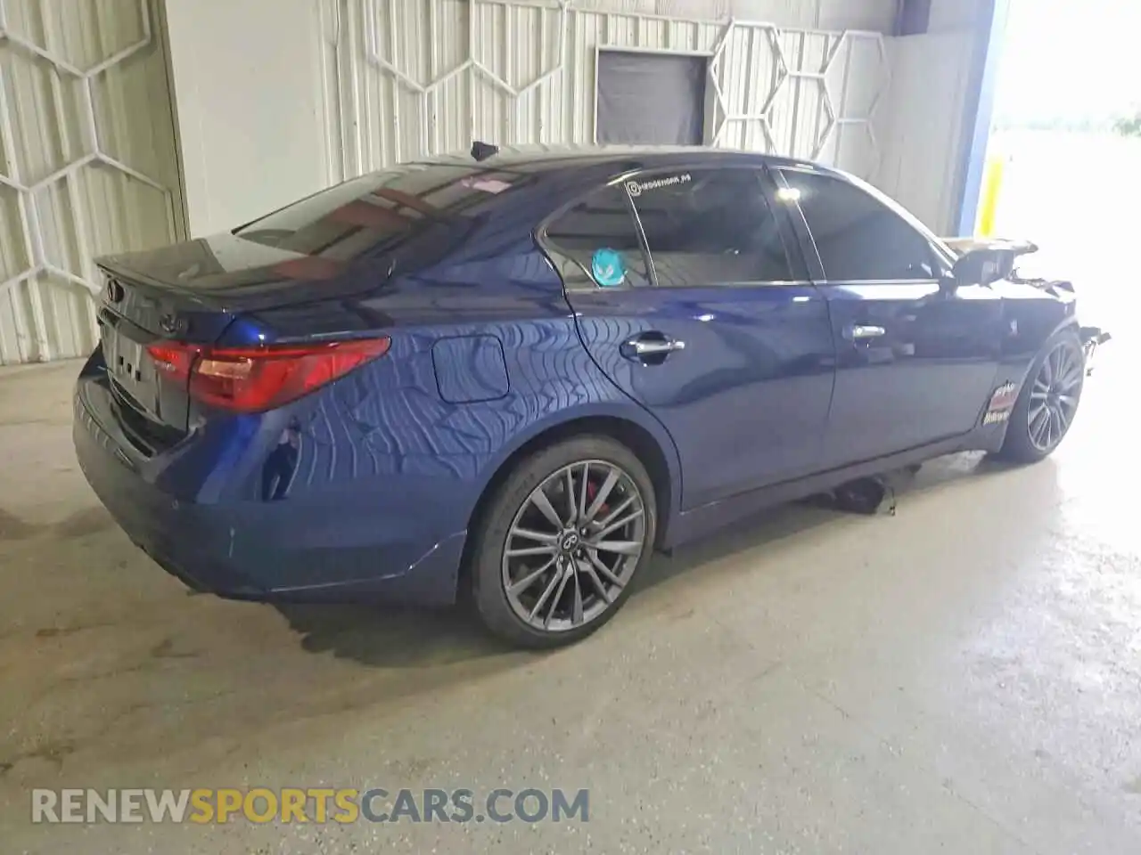 3 fotografías del automóvil dañado JN1FV7DR8PM590449 INFINITI Q50 2023