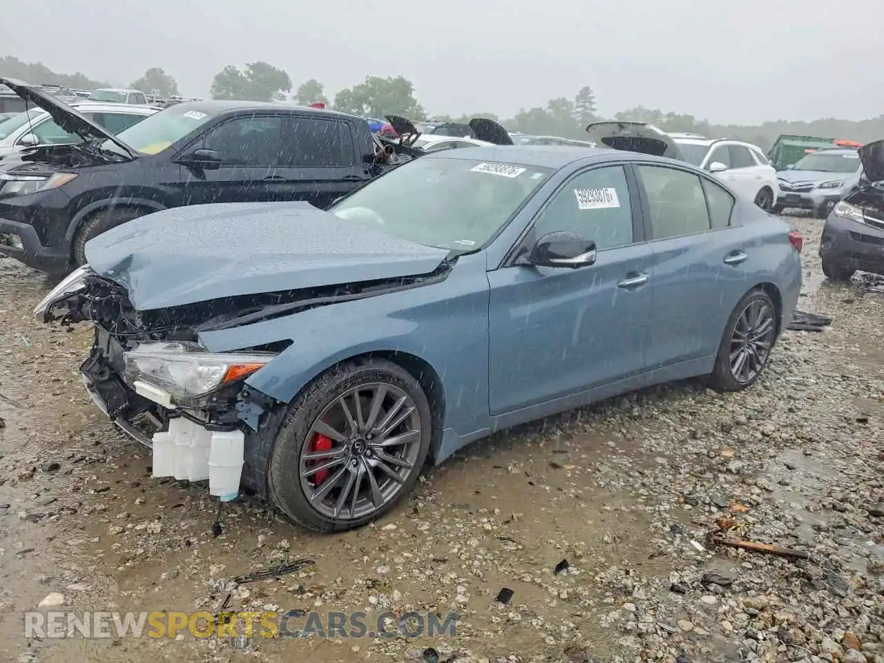 1 fotografías del automóvil dañado JN1FV7DR8PM590631 INFINITI Q50 2023