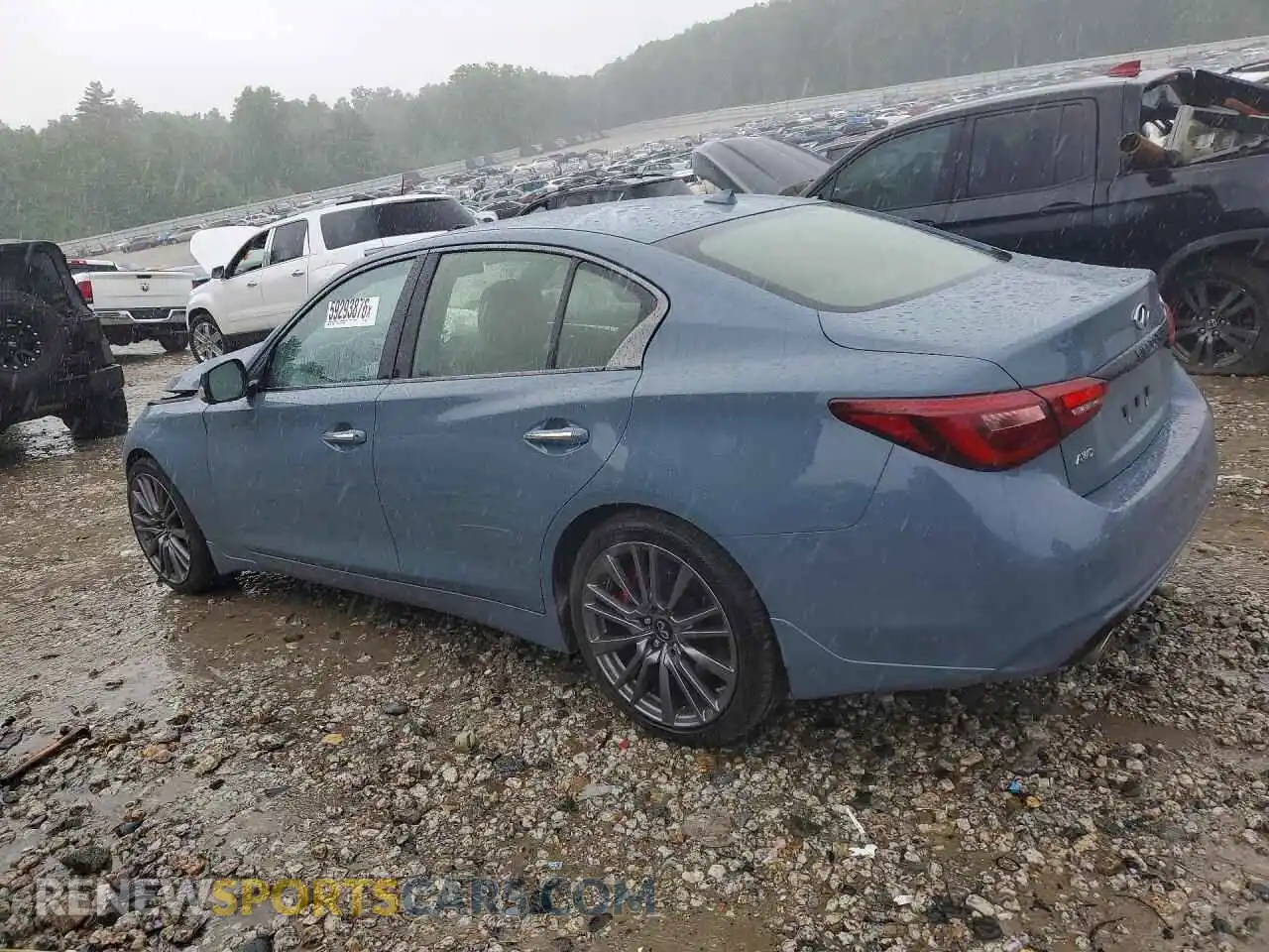 2 fotografías del automóvil dañado JN1FV7DR8PM590631 INFINITI Q50 2023