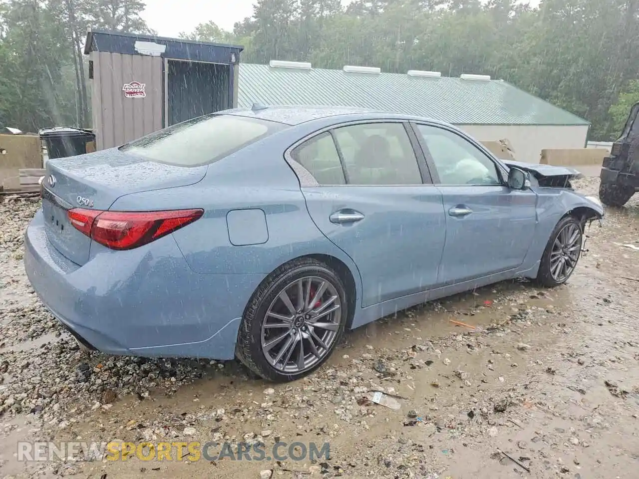 3 fotografías del automóvil dañado JN1FV7DR8PM590631 INFINITI Q50 2023