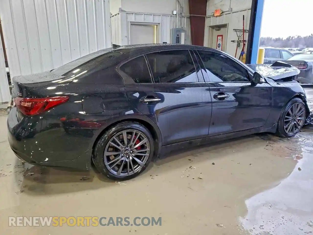 3 fotografías del automóvil dañado JN1FV7DR8PM590922 INFINITI Q50 2023