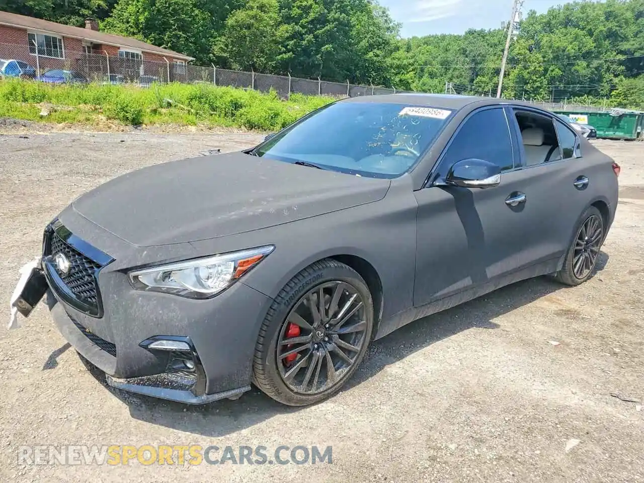 1 fotografías del automóvil dañado JN1FV7DR9PM590556 INFINITI Q50 2023