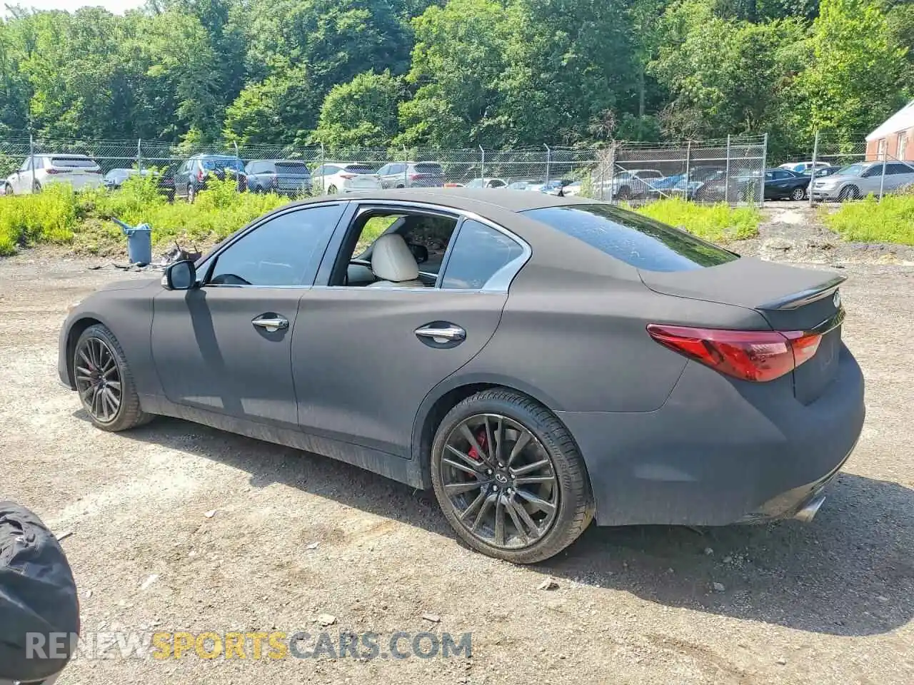 2 fotografías del automóvil dañado JN1FV7DR9PM590556 INFINITI Q50 2023