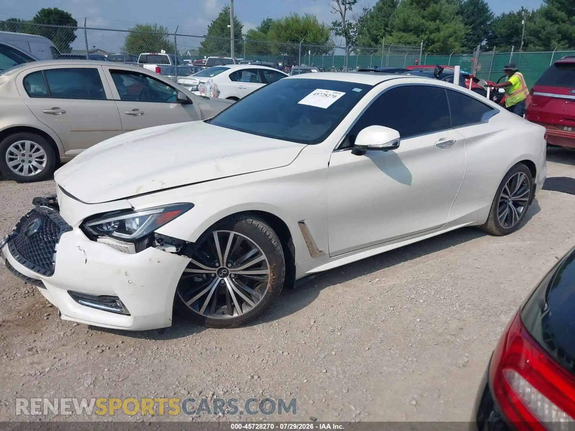 2 Photograph of a damaged car JN1EV7KK0MM410653 INFINITI Q60 2021