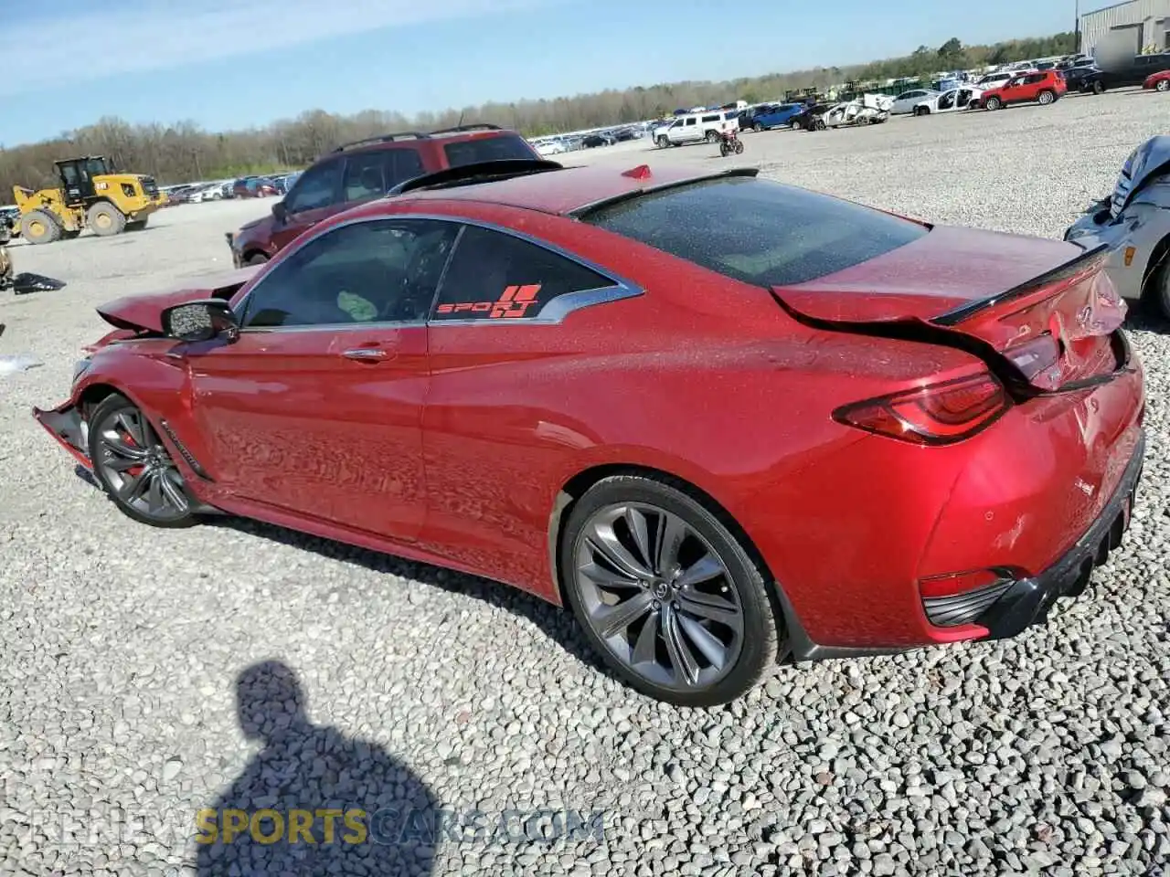 2 Photograph of a damaged car JN1FV7LL3MM560641 INFINITI Q60 2021