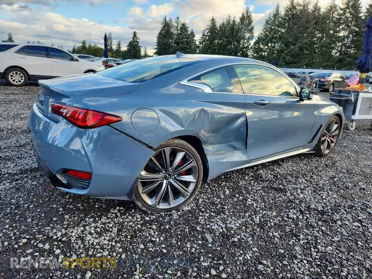 3 Photograph of a damaged car JN1FV7LL6MM560116 INFINITI Q60 2021