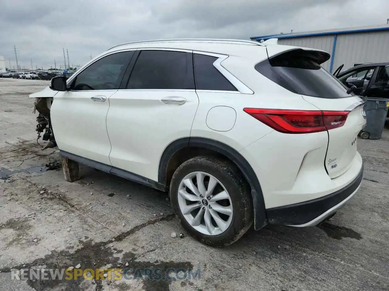 2 fotografías del automóvil dañado 3PCAJ5M32KF119188 INFINITI QX50 2019