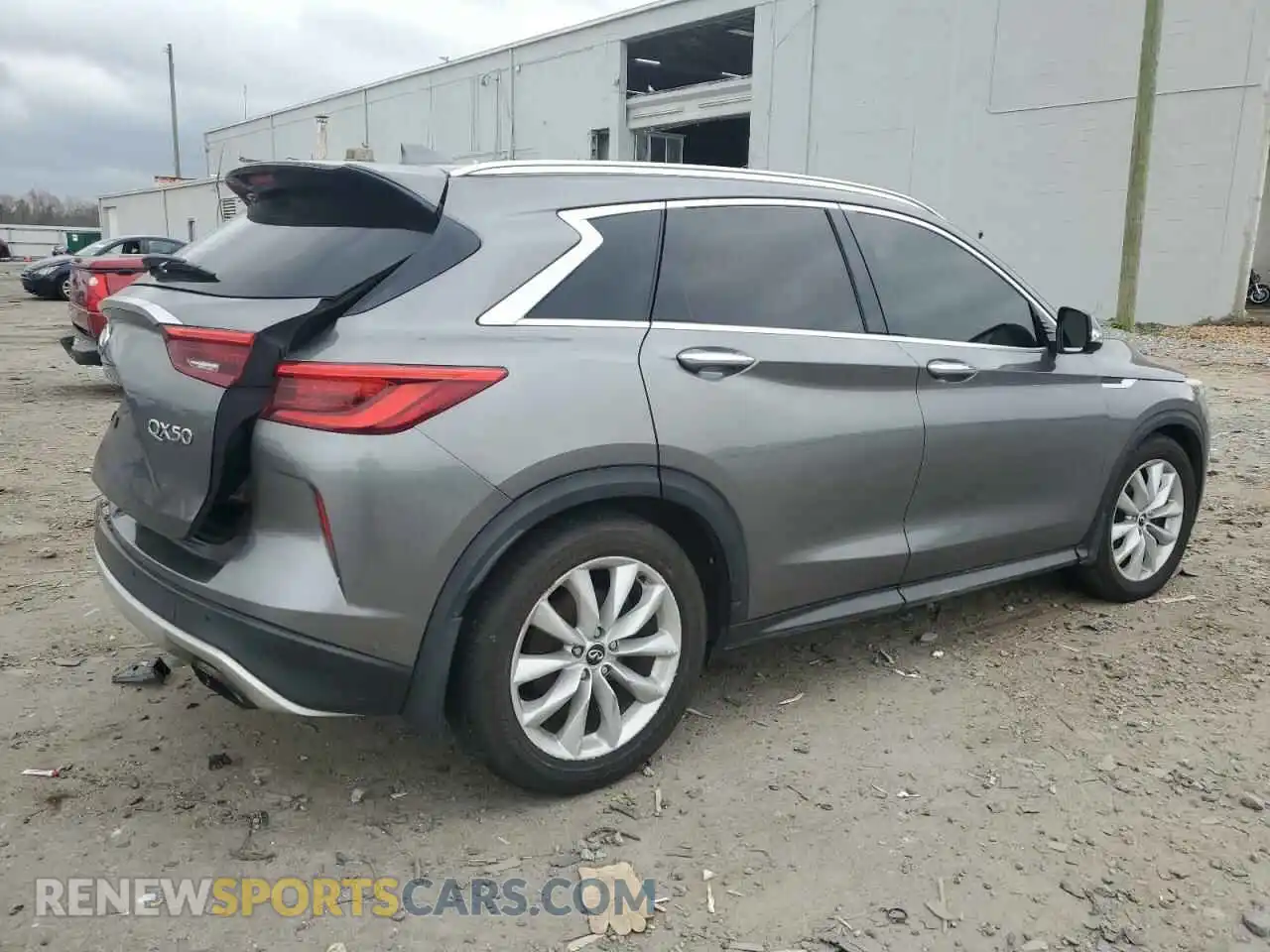 3 fotografías del automóvil dañado 3PCAJ5M38KF117820 INFINITI QX50 2019