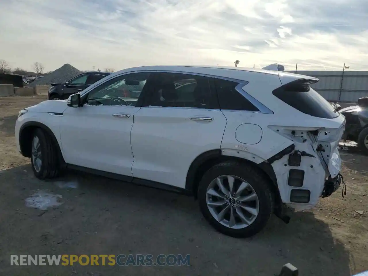 2 Photograph of a damaged car 3PCAJ5AAXMF118487 INFINITI QX50 2021
