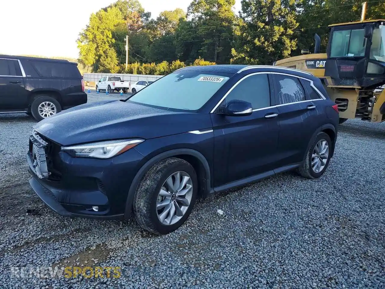 1 Photograph of a damaged car 3PCAJ5BA0MF106749 INFINITI QX50 2021
