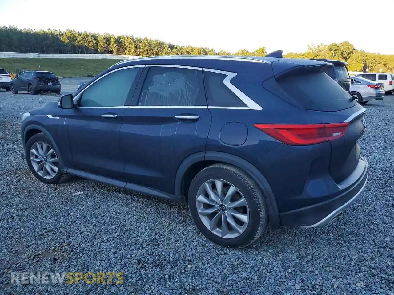 2 Photograph of a damaged car 3PCAJ5BA0MF106749 INFINITI QX50 2021