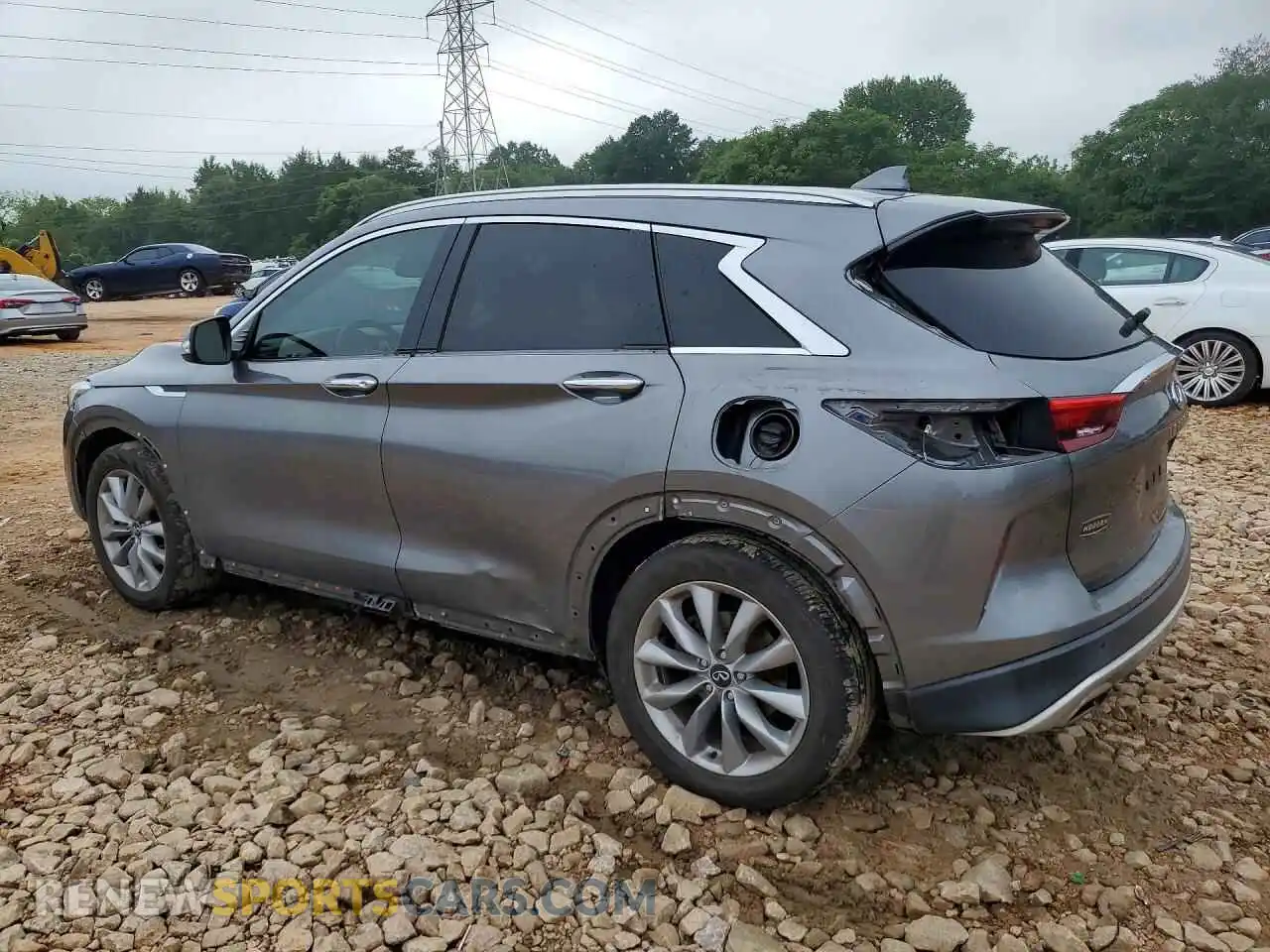 2 Фотография поврежденного автомобиля 3PCAJ5BA0MF112406 INFINITI QX50 2021