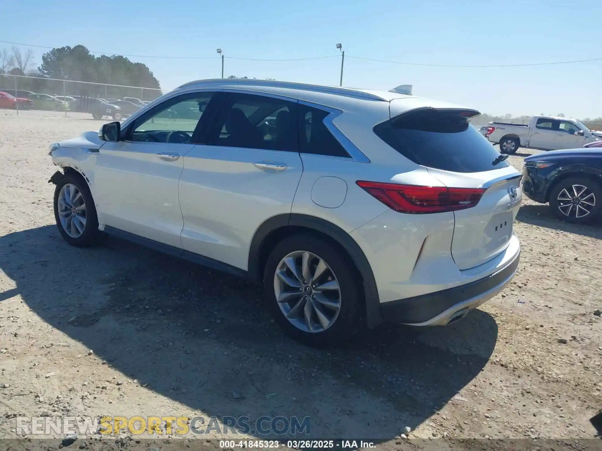 3 Photograph of a damaged car 3PCAJ5BA2MF101522 INFINITI QX50 2021