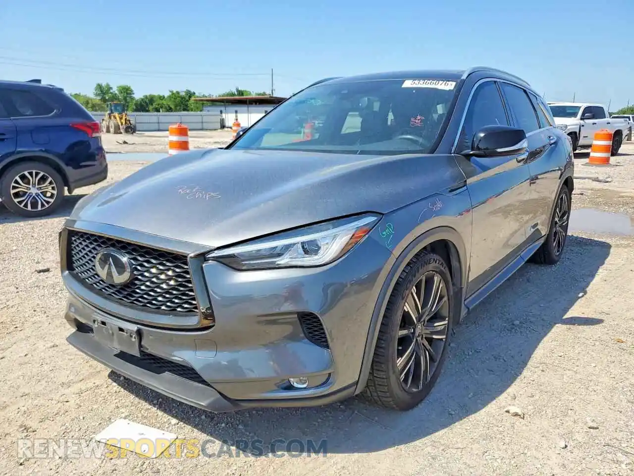 1 fotografías del automóvil dañado 3PCAJ5BA2MF102329 INFINITI QX50 2021