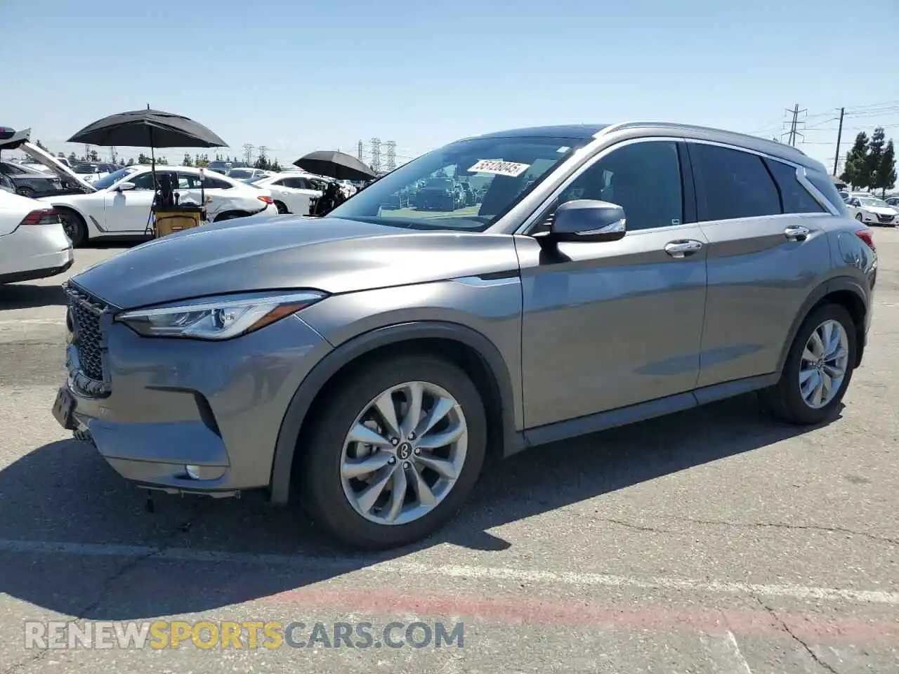 1 Фотография поврежденного автомобиля 3PCAJ5BA4MF108083 INFINITI QX50 2021