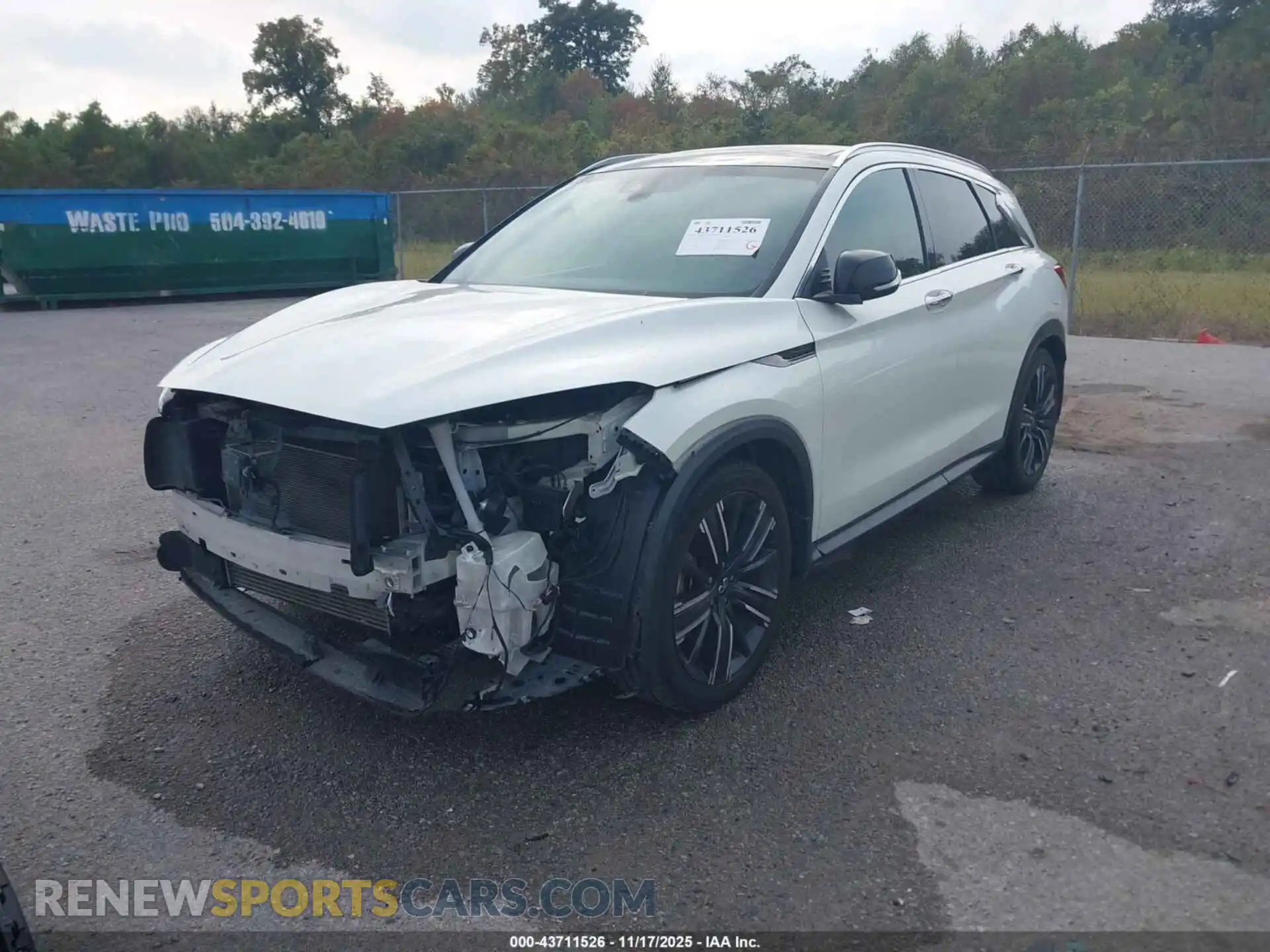 2 Фотография поврежденного автомобиля 3PCAJ5BA4MF114594 INFINITI QX50 2021