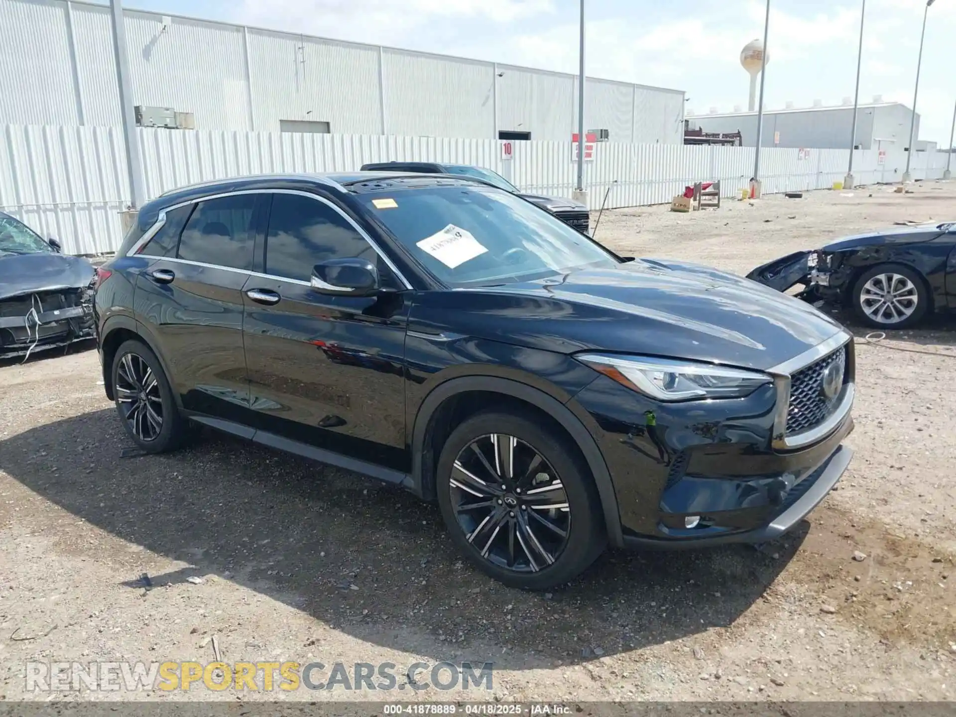 1 Photograph of a damaged car 3PCAJ5BA6MF112782 INFINITI QX50 2021