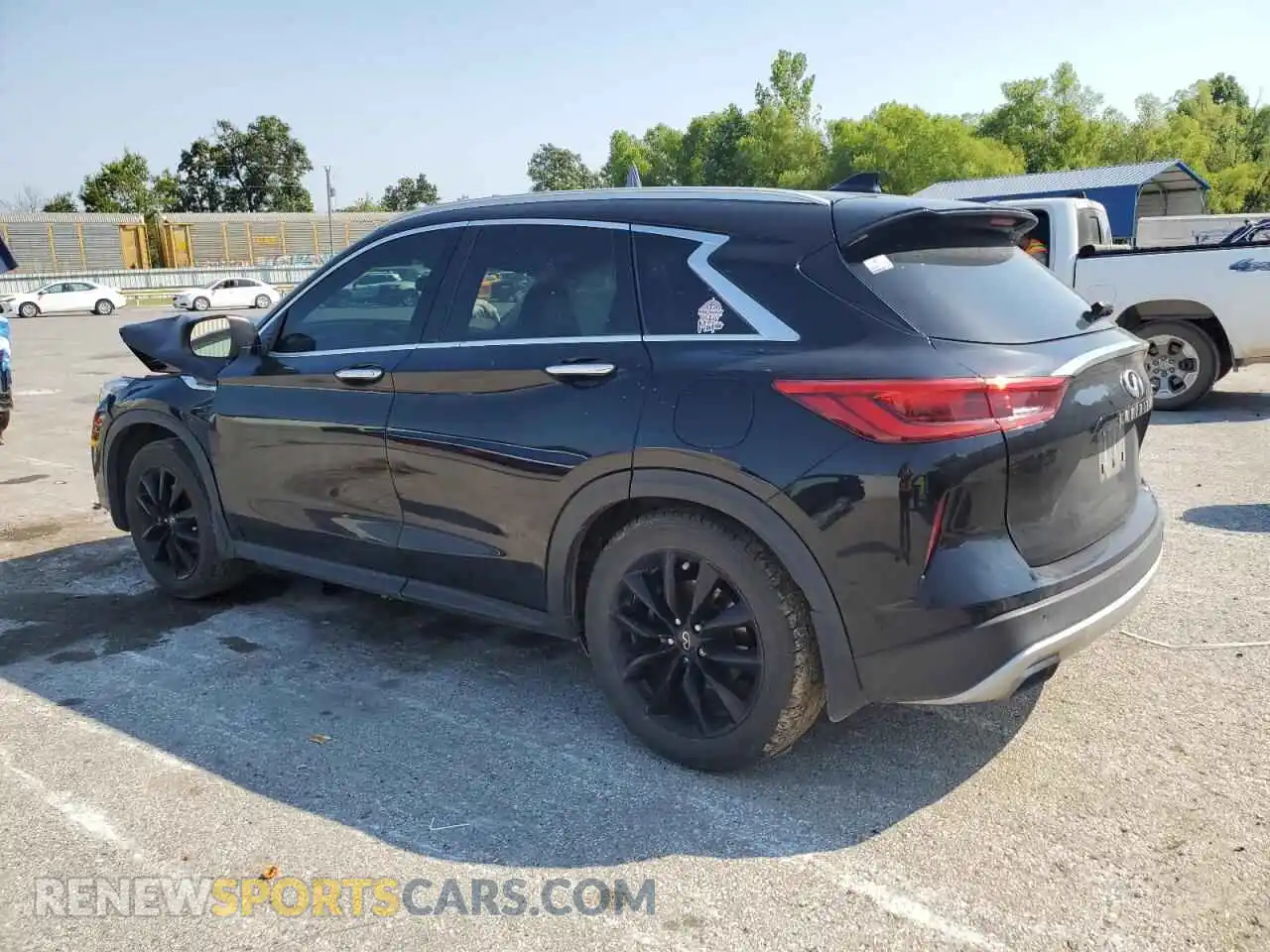 2 Photograph of a damaged car 3PCAJ5BA9MF104255 INFINITI QX50 2021