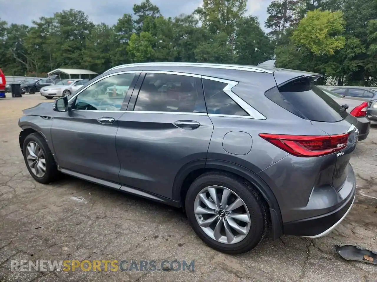 2 Photograph of a damaged car 3PCAJ5BA9MF105261 INFINITI QX50 2021