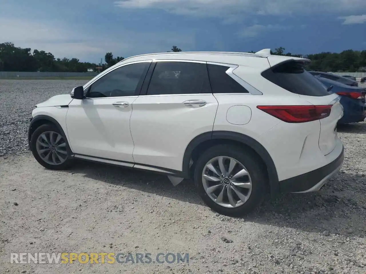 2 Photograph of a damaged car 3PCAJ5BA9MF109679 INFINITI QX50 2021
