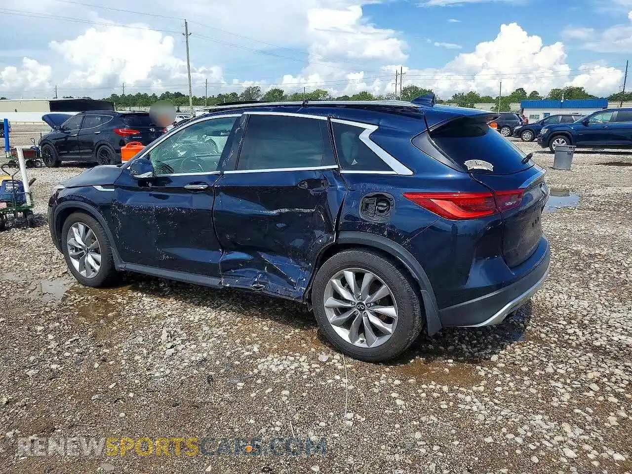 2 Фотография поврежденного автомобиля 3PCAJ5BA9MF122660 INFINITI QX50 2021