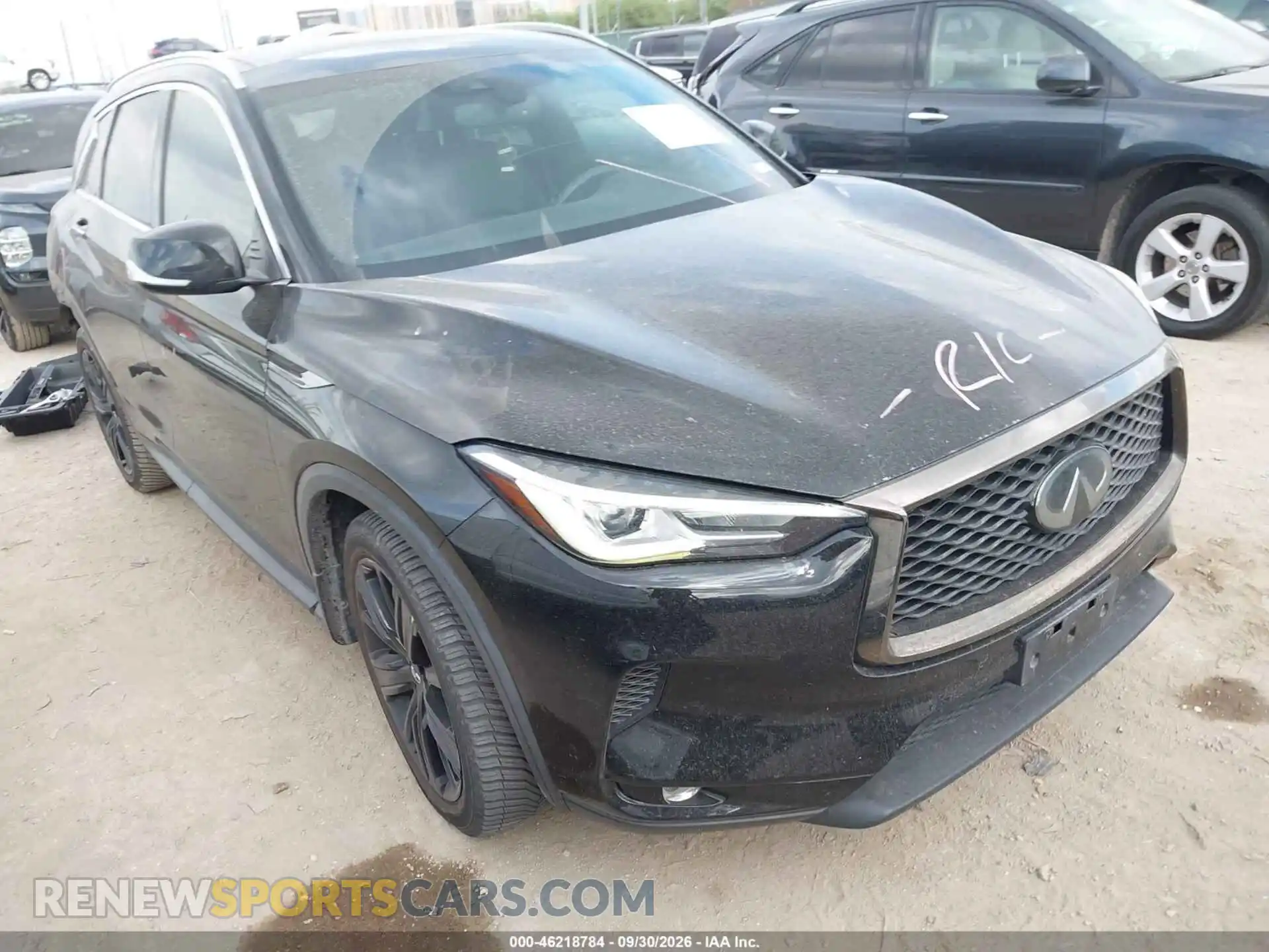 1 Photograph of a damaged car 3PCAJ5BAXMF119072 INFINITI QX50 2021