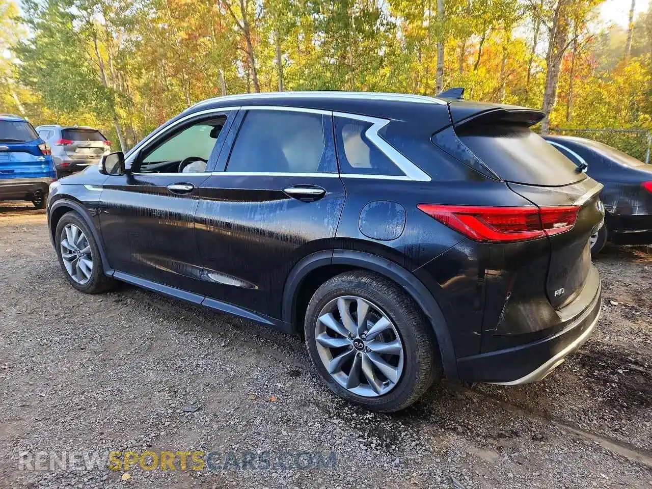 2 Photograph of a damaged car 3PCAJ5BB1MF112732 INFINITI QX50 2021