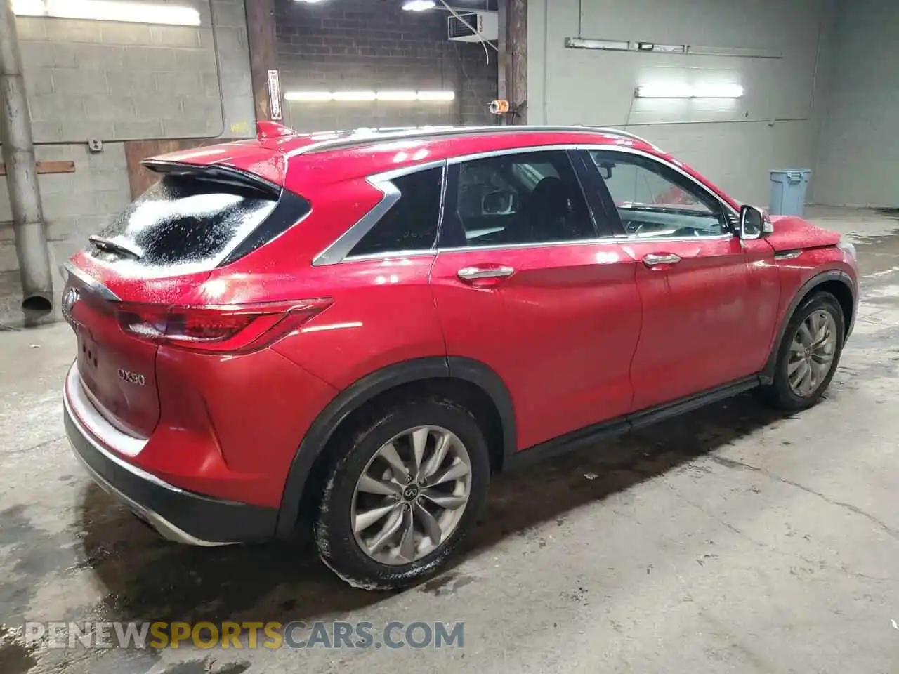 3 fotografías del automóvil dañado 3PCAJ5BB9MF122795 INFINITI QX50 2021