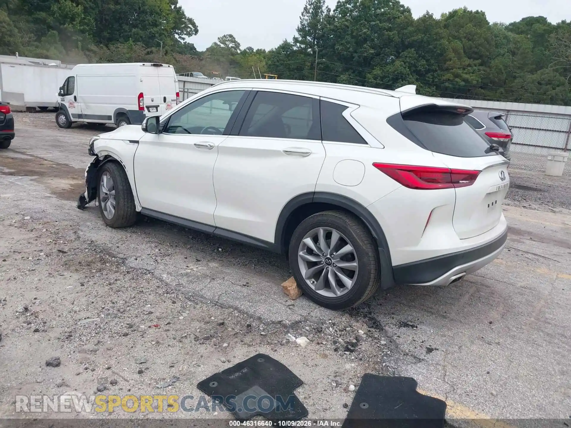 3 Photograph of a damaged car 3PCAJ5CA2MF126967 INFINITI QX50 2021