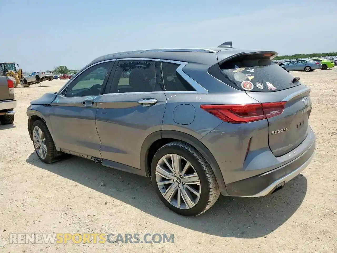 2 Фотография поврежденного автомобиля 3PCAJ5CA4MF101584 INFINITI QX50 2021