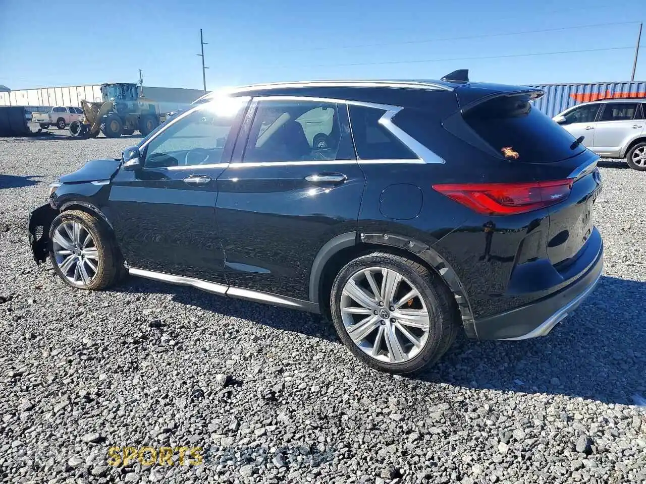 2 Photograph of a damaged car 3PCAJ5CA6MF114885 INFINITI QX50 2021