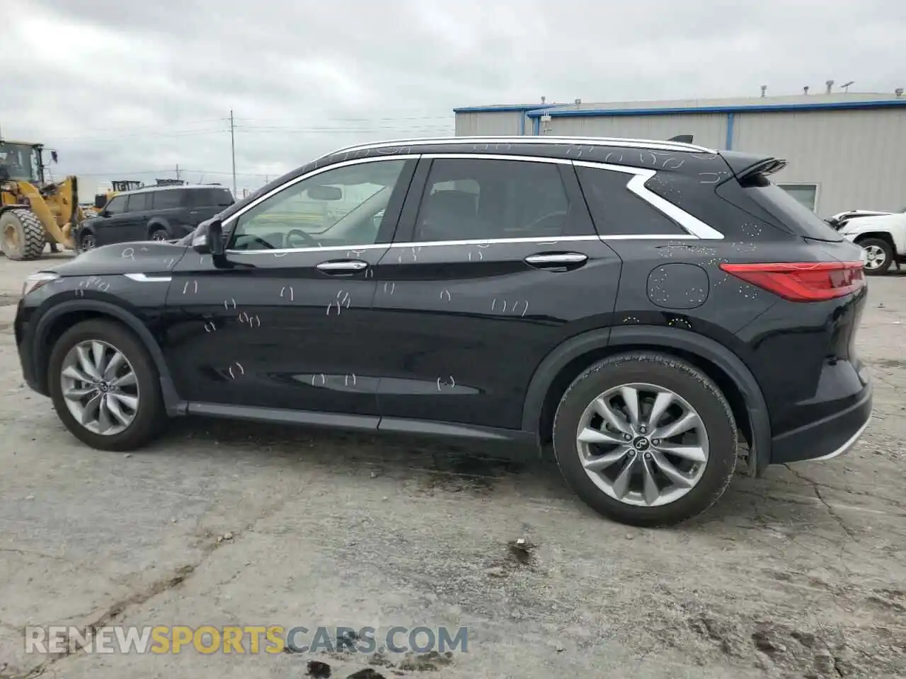 2 Photograph of a damaged car 3PCAJ5CA9MF103783 INFINITI QX50 2021