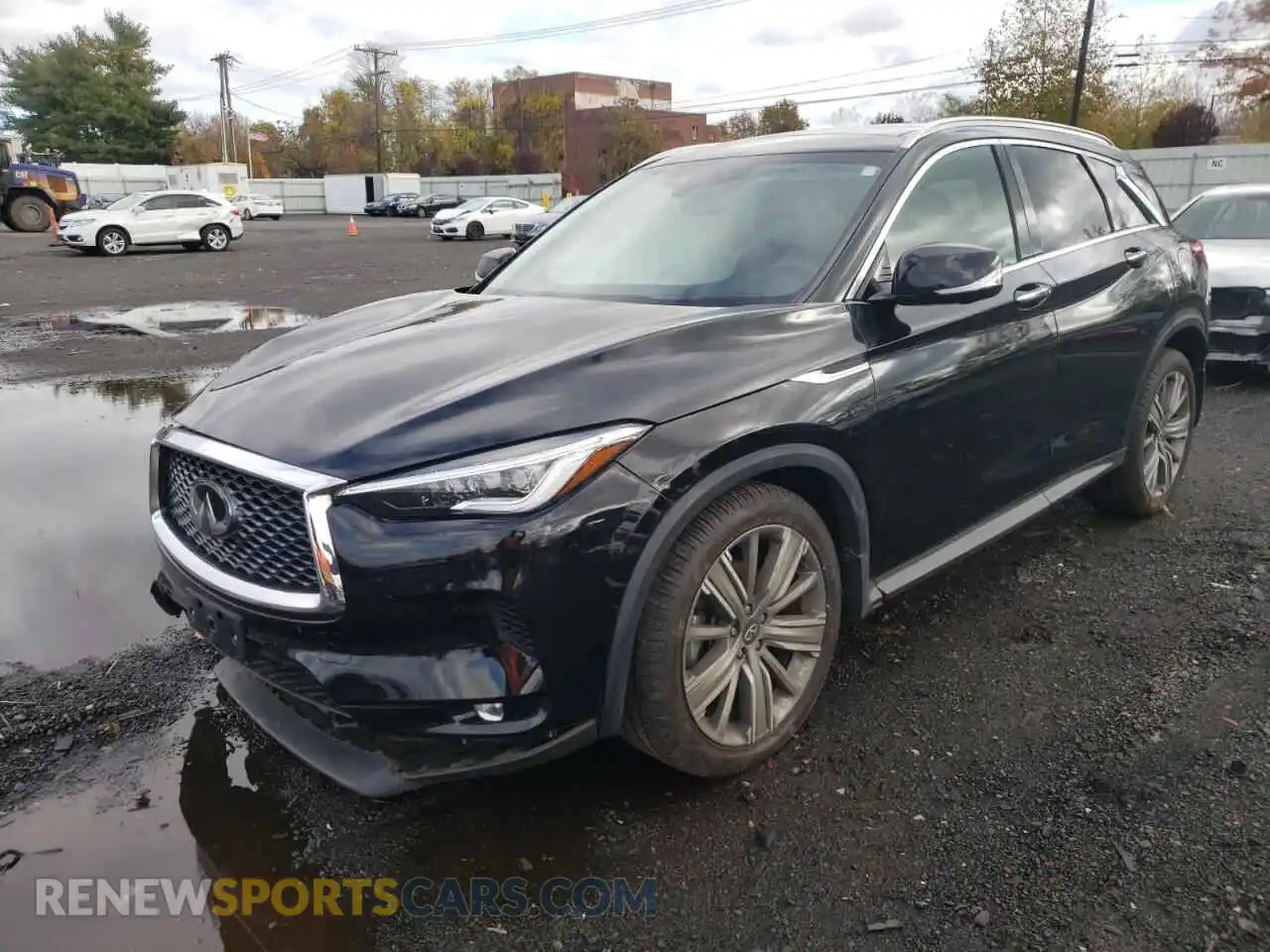 1 Photograph of a damaged car 3PCAJ5CB3MF120944 INFINITI QX50 2021