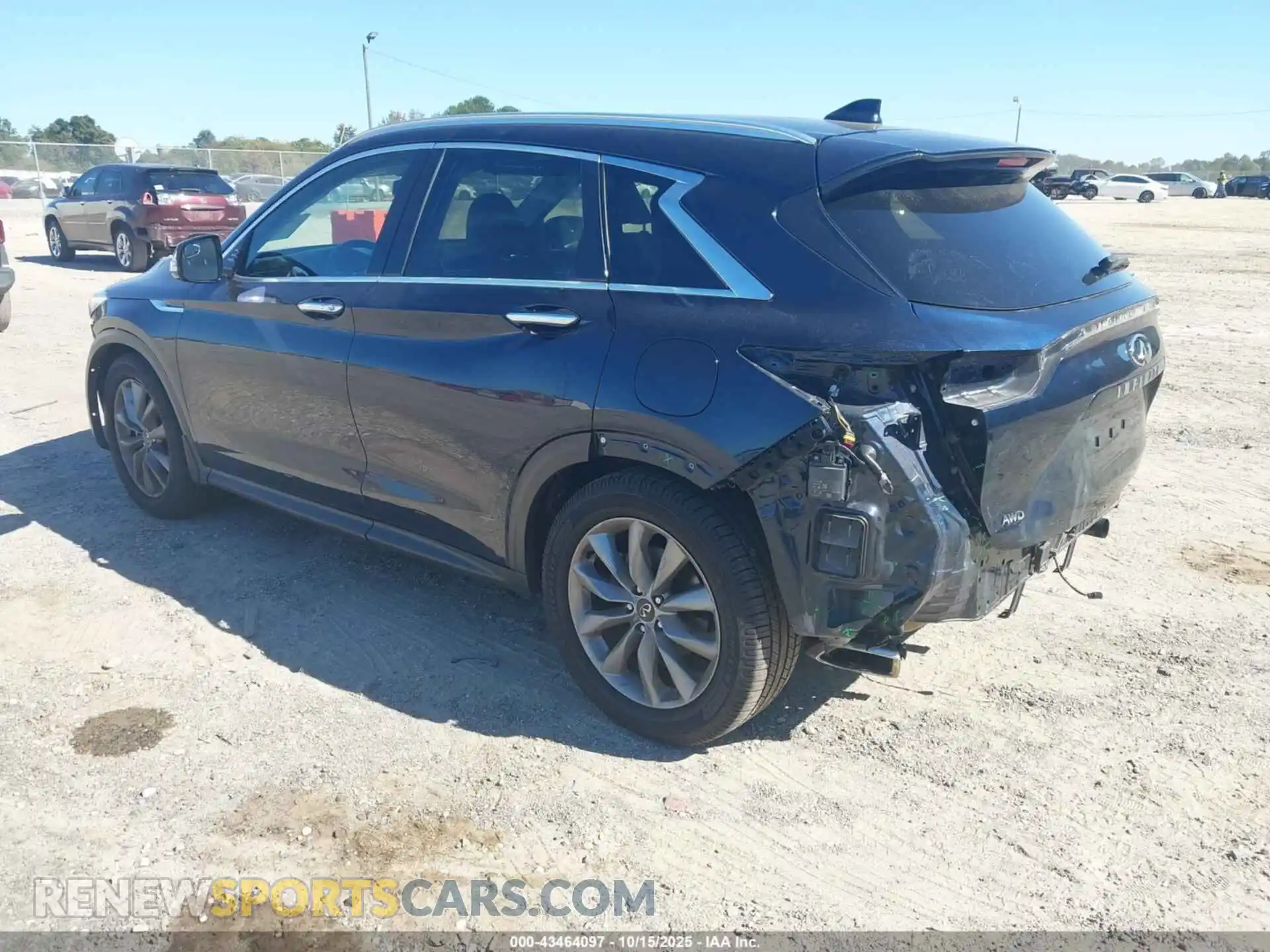 3 Photograph of a damaged car 3PCAJ5CBXMF102036 INFINITI QX50 2021