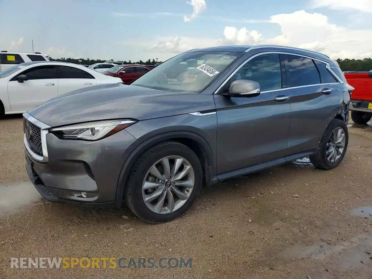 1 Photograph of a damaged car 3PCAJ5CBXMF119077 INFINITI QX50 2021