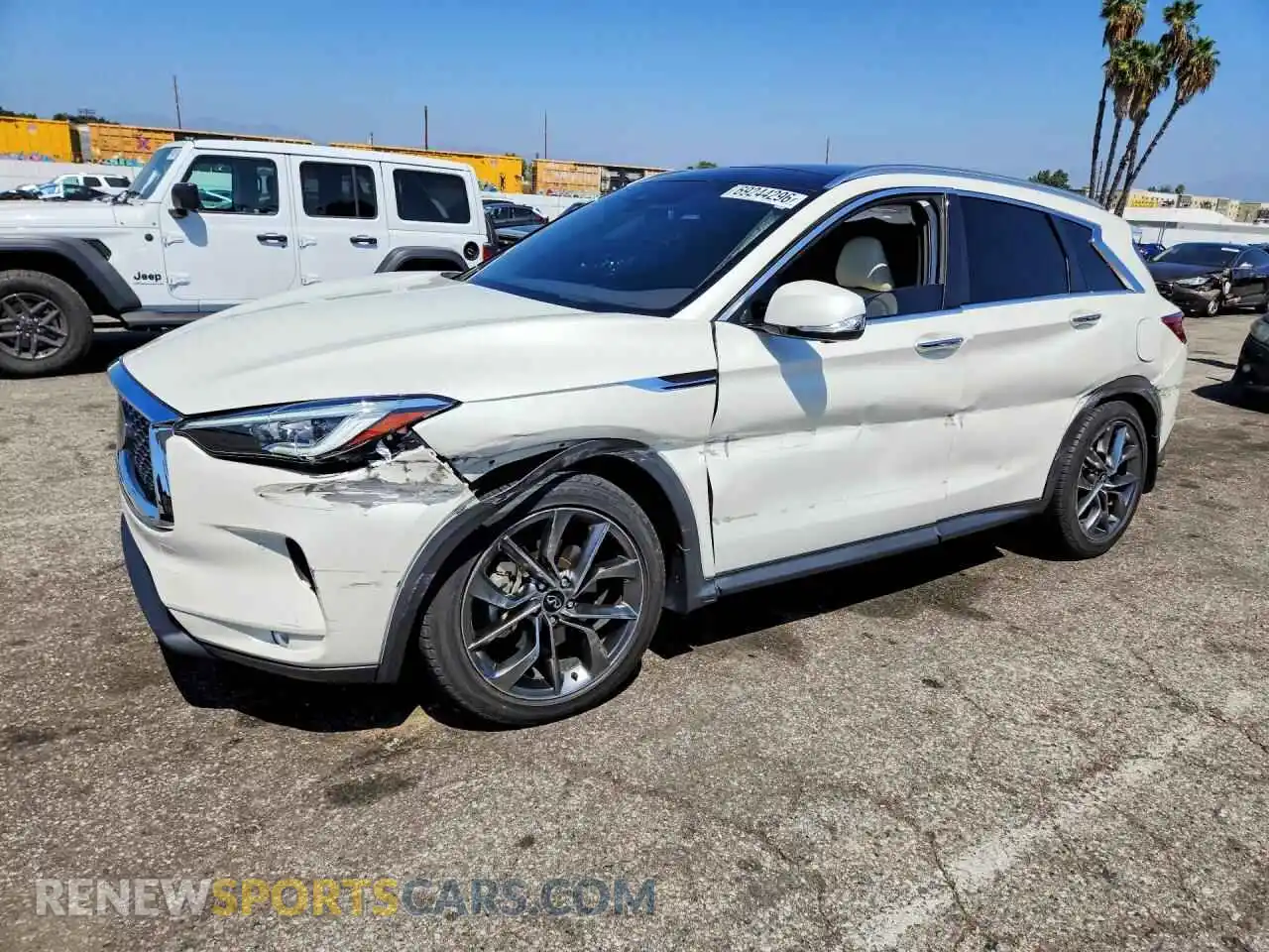 1 Фотография поврежденного автомобиля 3PCAJ5DA2MF127325 INFINITI QX50 2021