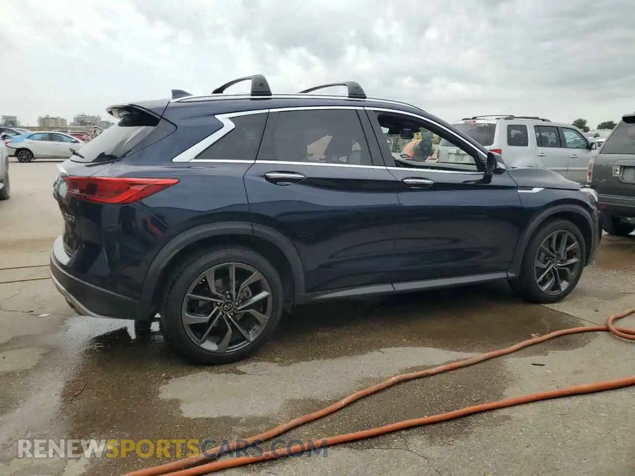 3 Photograph of a damaged car 3PCAJ5DA7MF101867 INFINITI QX50 2021